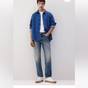 H&M Men's Straight Fit Denim Jeans